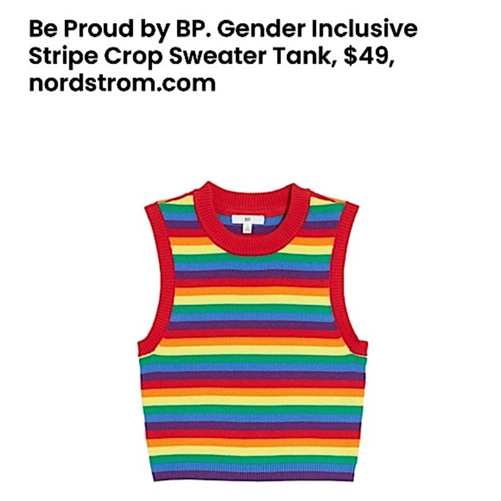 BP.’s 🌈 Pride sweater vest - Picture 7 of 13